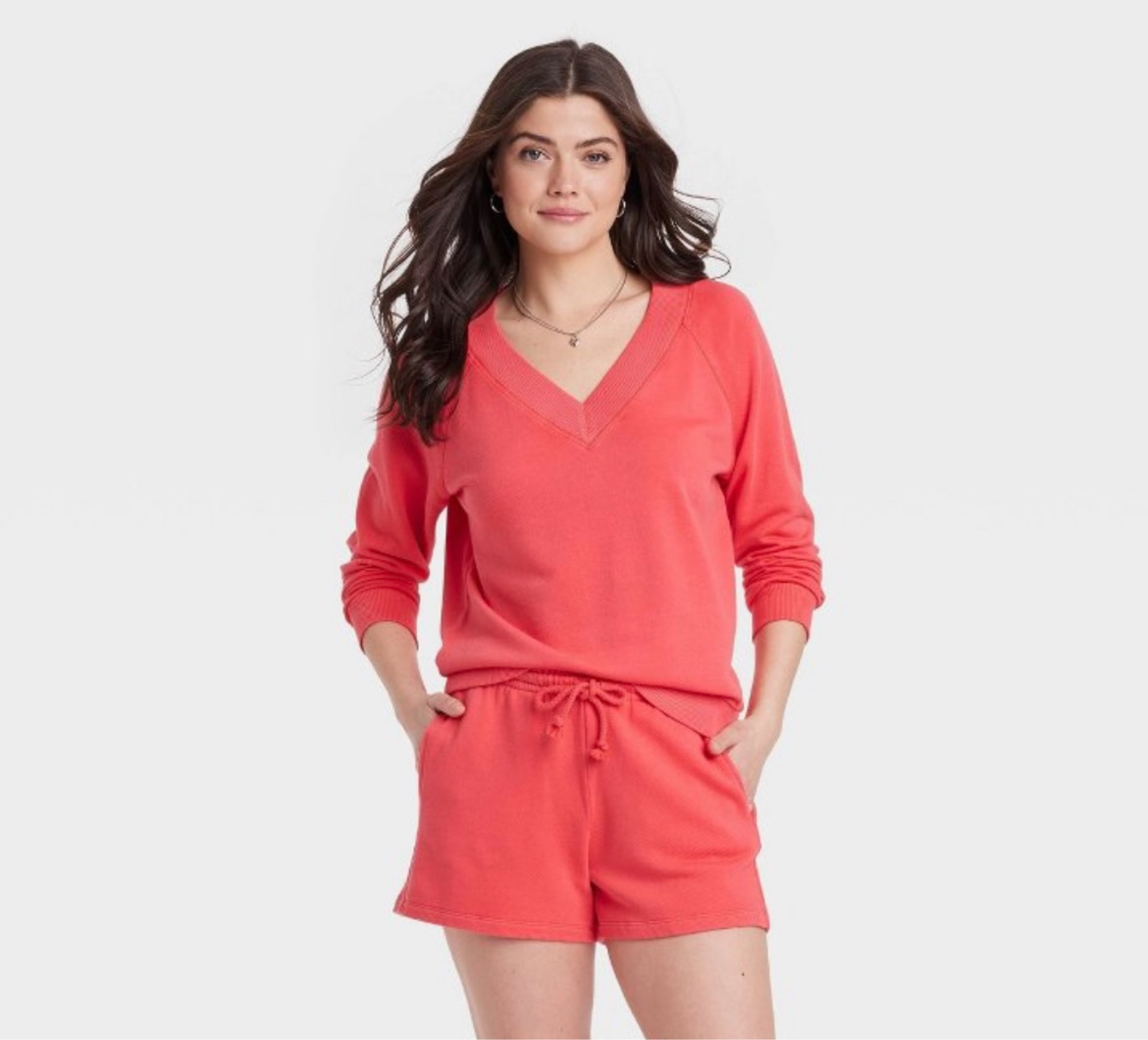 Highly reccomend getting this matching set in every color before the sale ends! 

In my tiktok I’m wearing a 2xl top and xxl shorts! 

#LTKMidsize #LTKSaleAlert #LTKFindsUnder50