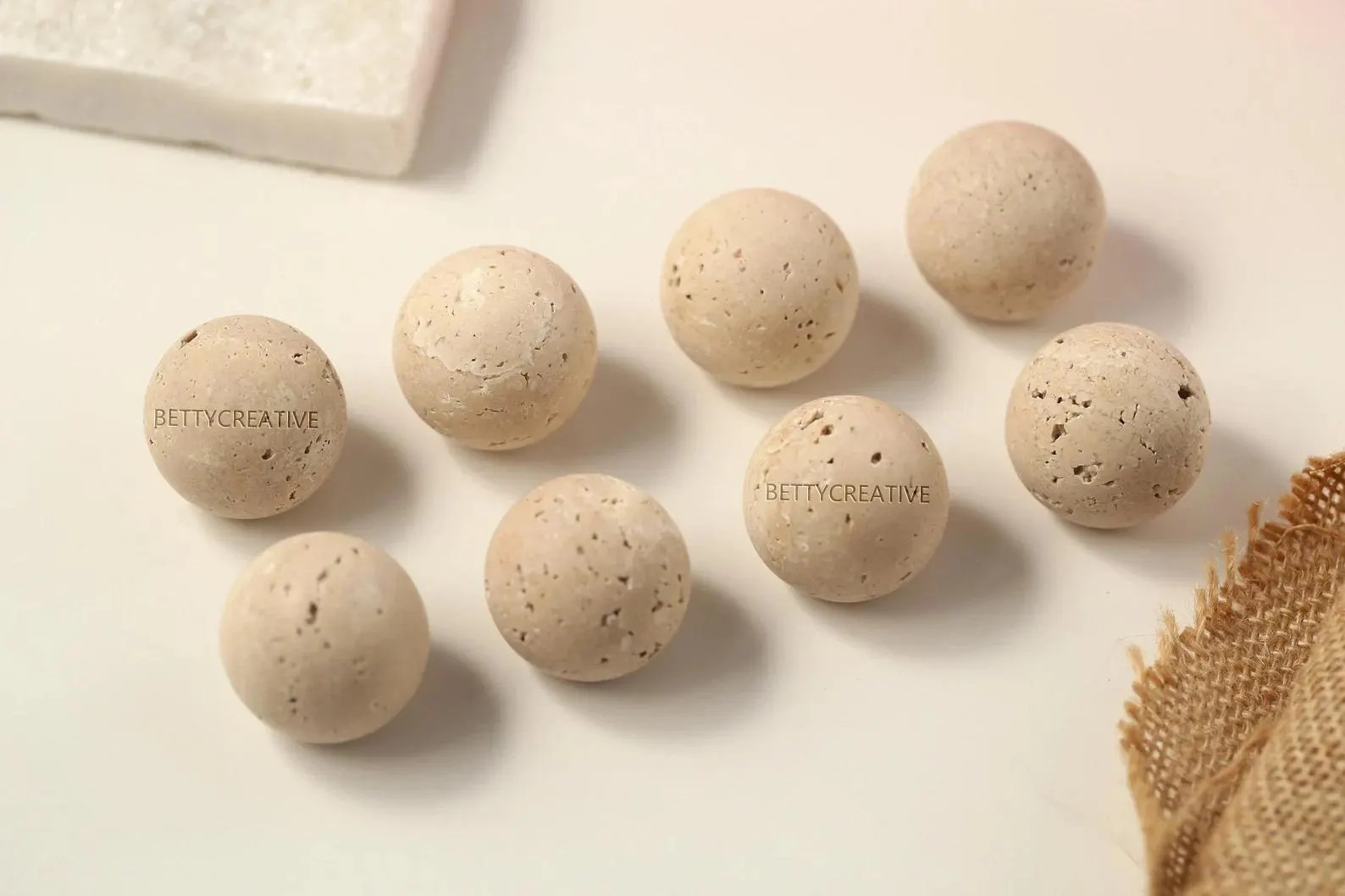 Travertine Brass Cabinet Drawer Knob, Marble Handles Knobs Hardware, Wabi Sabi Round Door Pulls, ... | Etsy (US)