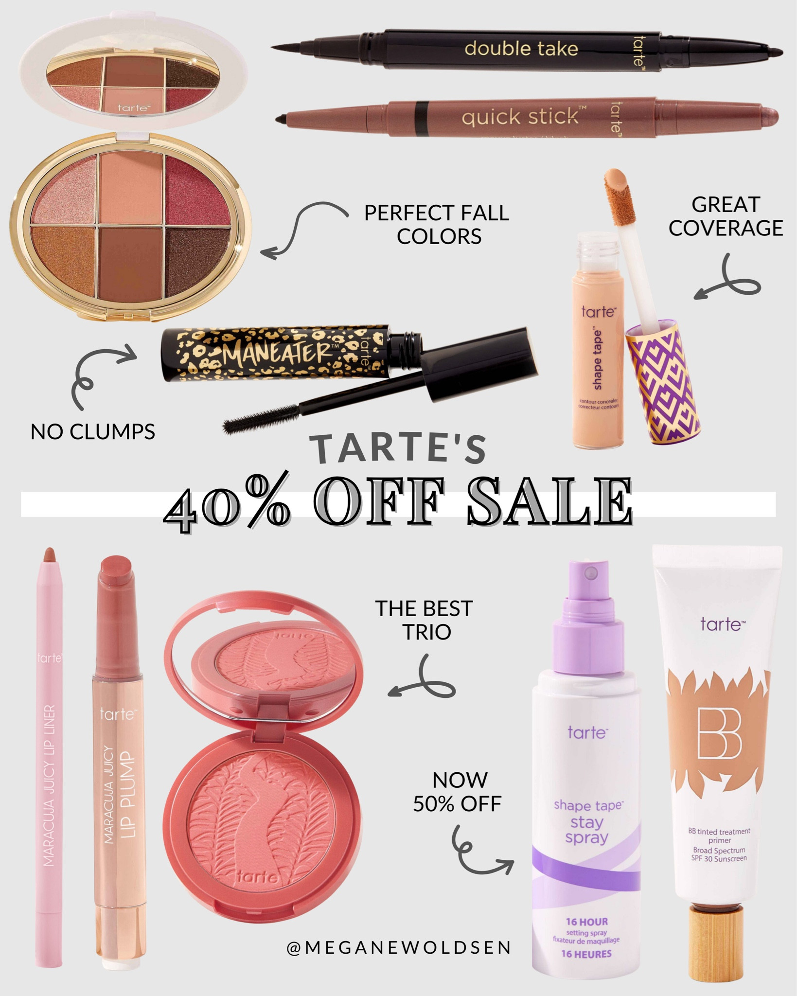 Tarte’s 40% Off Sale is happening today!! Use code: CYBER at checkout!

#LTKHolidaySale #LTKsalealert #LTKfindsunder50