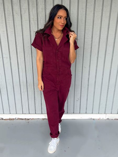 Jumpsuit and sneakers 15% off with code: NOELLE15 til Friday!
I’m wearing a medium in the jumpsuit for reference

#LTKstyletip #LTKtravel #LTKSale