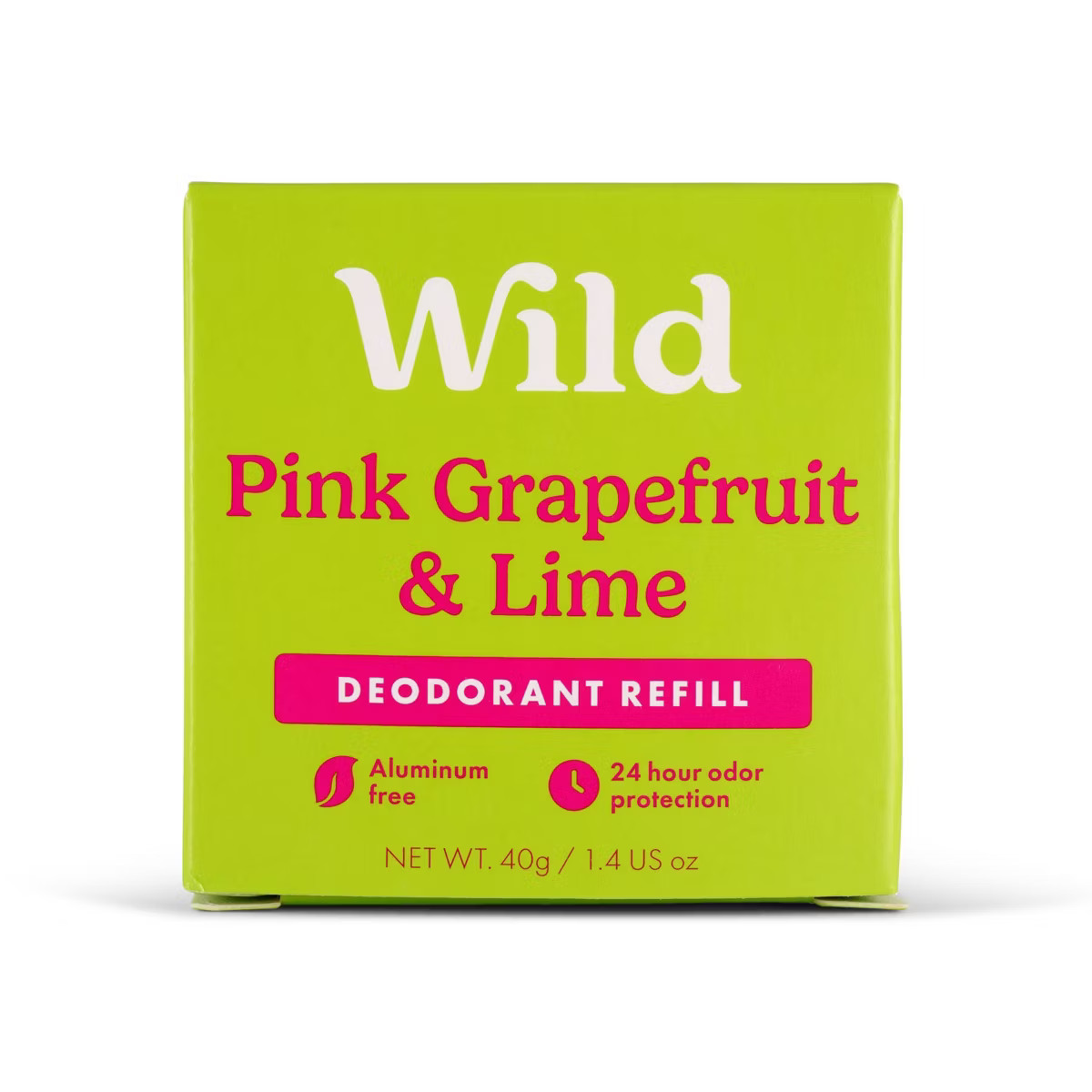 Wild Cosmetics - Pink Grapefruit & Lime - Aluminum Free Deodorant Refill - 1.4oz | Target