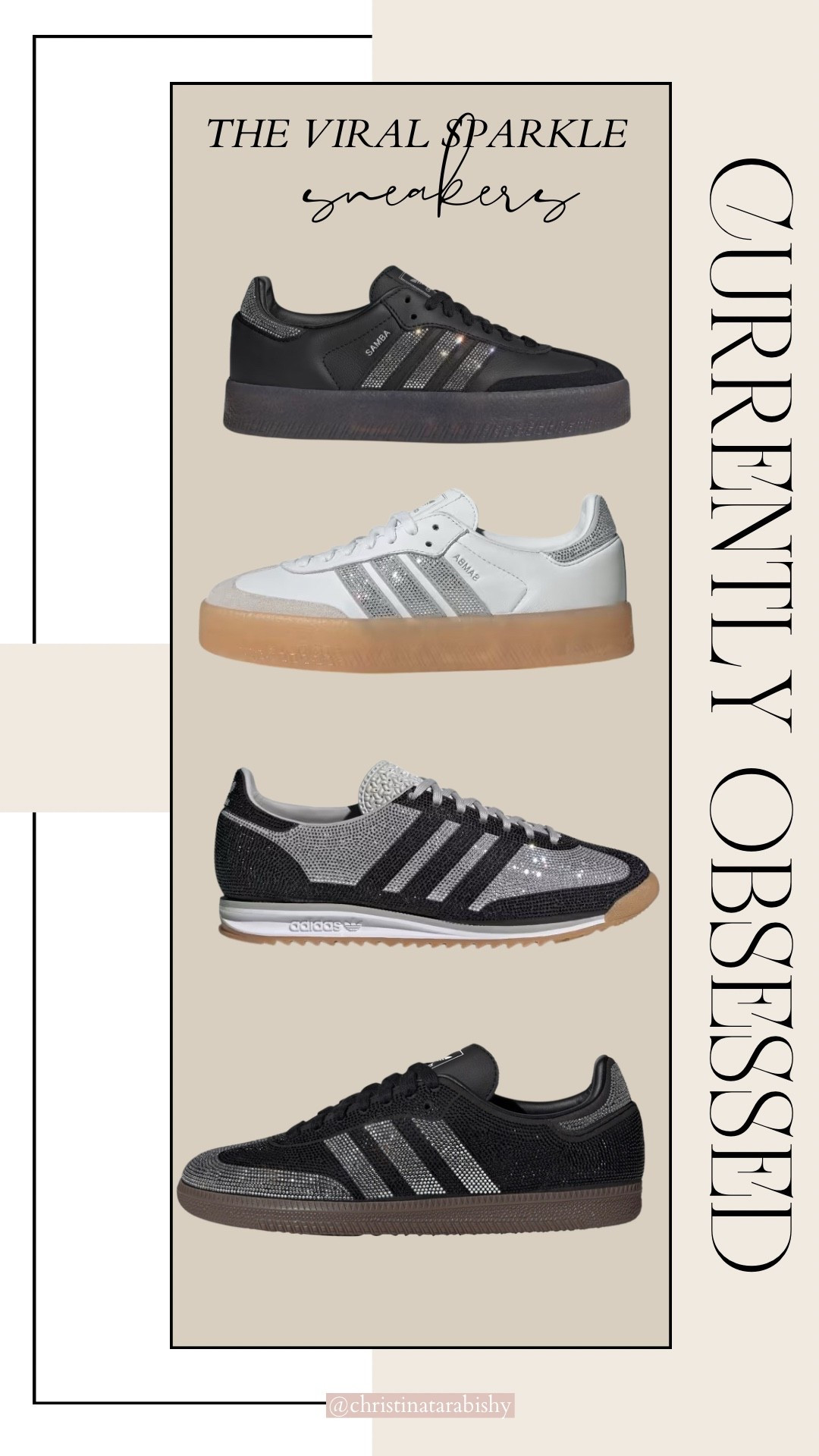 The Viral Sparkle Adidas Crystal Shoes Sneakers 

#LTKootd #LTKActive