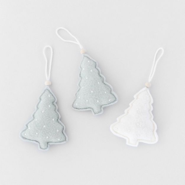 3ct Felt Tree Gift Topper Set - Sugar Paper™ + Target | Target