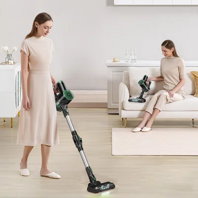 PrettyCare 25Kpa Cordless Stick Vacuum Cleaner Rechargeable for Home Pet Hair Area Rugs Carpet Hard Floors WP1 | Wayfair North America