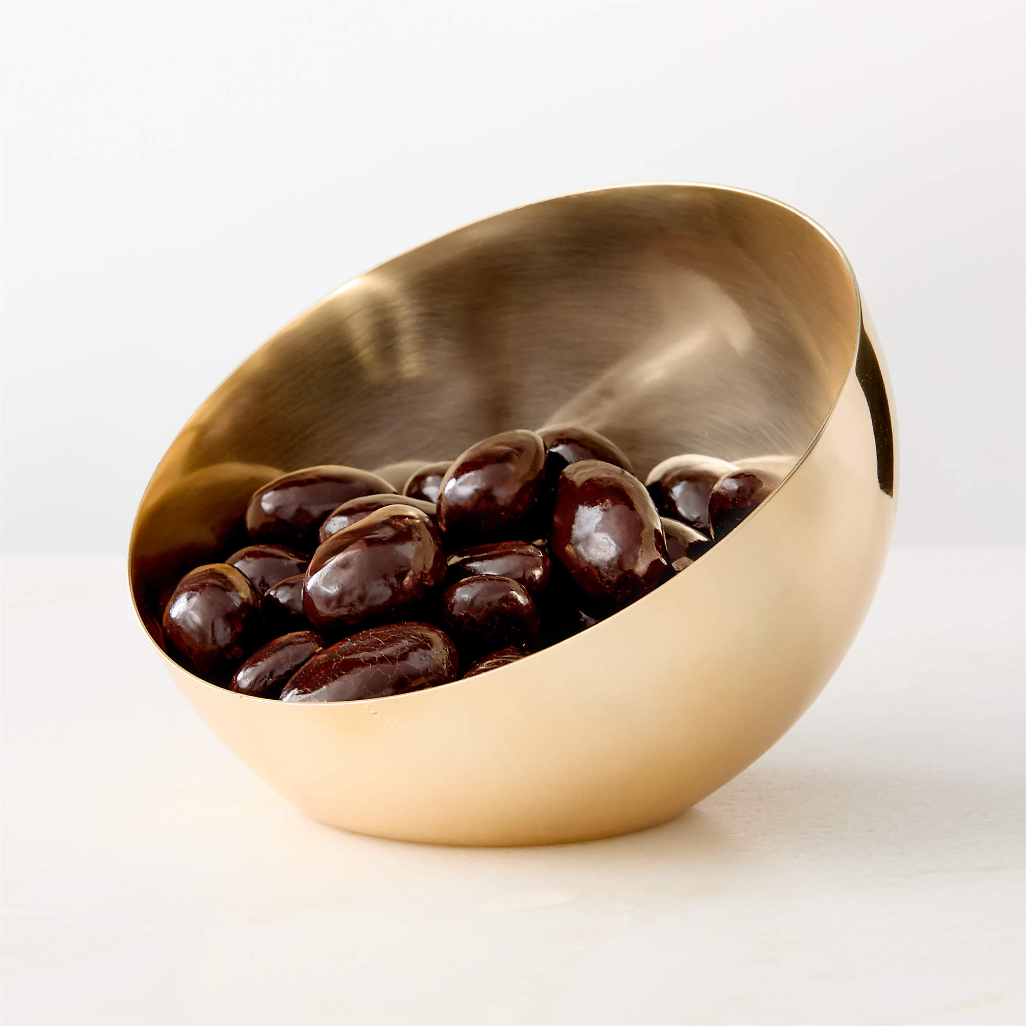 Hera Bronze Serving Bowl Small + Reviews | CB2 | CB2