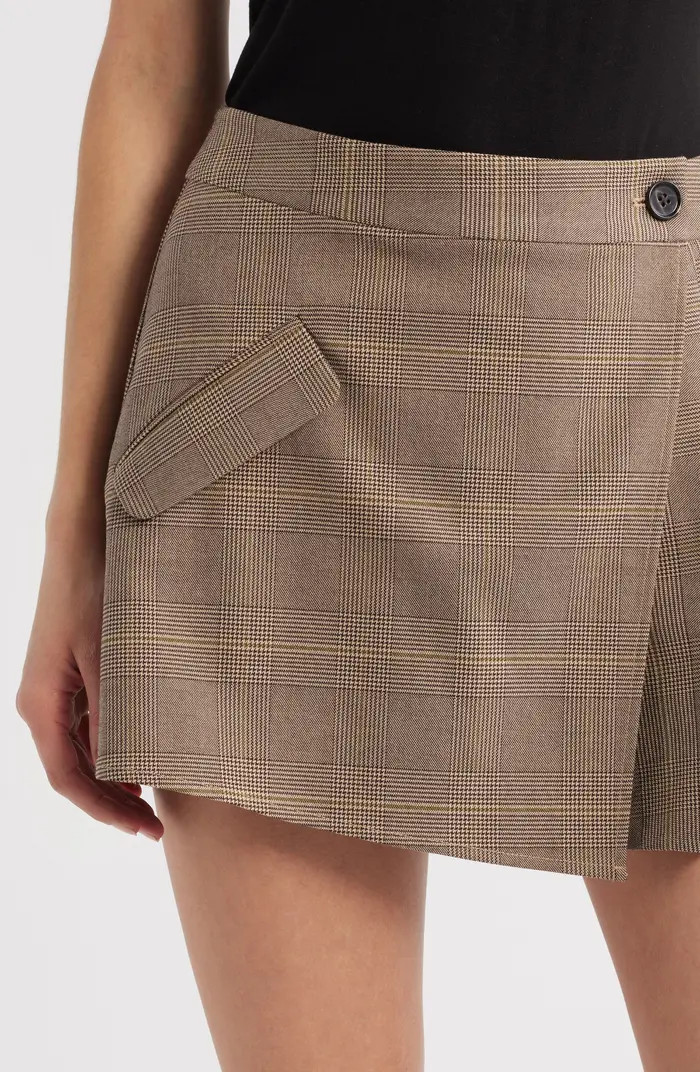 Adriana Asymmetrical Pleated Miniskirt | Nordstrom