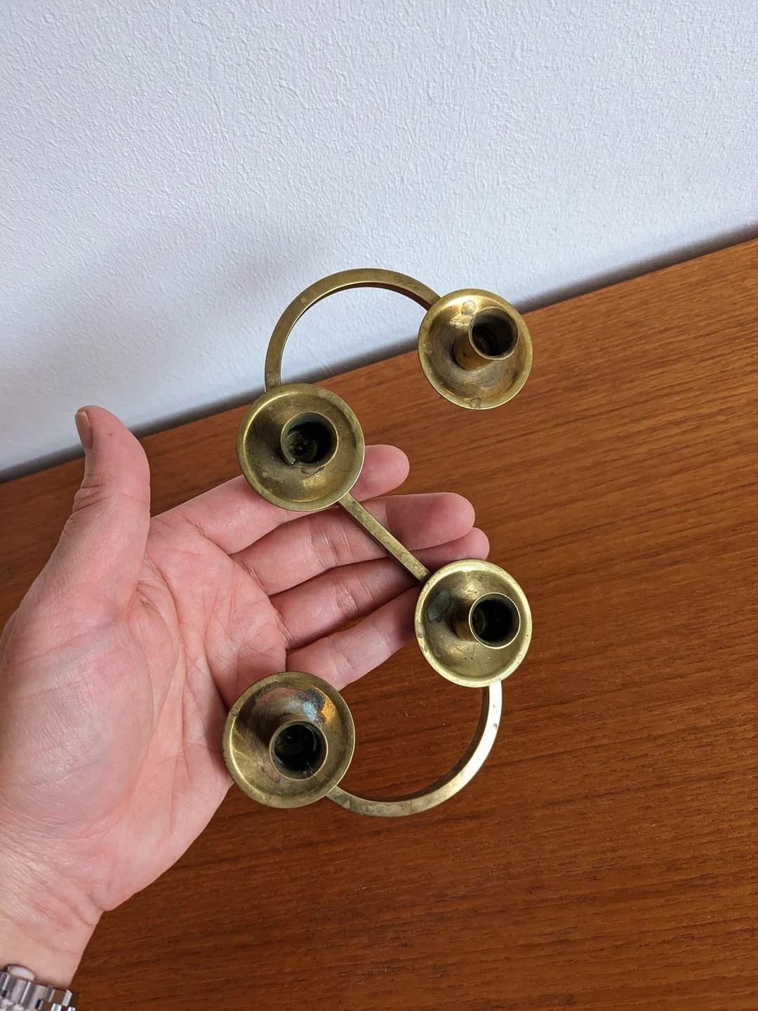 Vintage Svenskt Tenn (Swedish Pewter) Centerpiece 4 Candle Holder Patina Mid-century Design Made ... | Etsy (US)