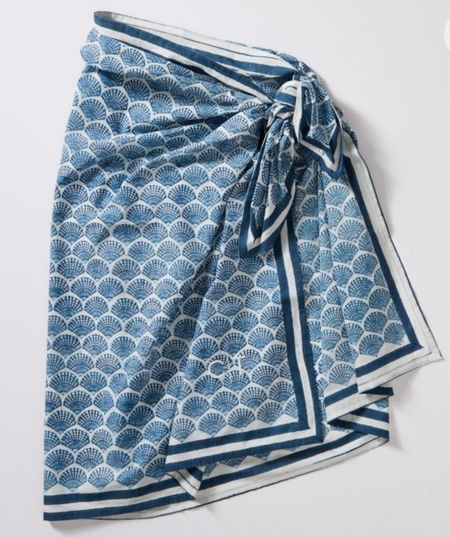 Mark and Graham SHELL BLOCK PRINT SARONG

A seaside-ready wrap, this lightweight 100% cotton sarong works beautifully as a cover-up by the pool, a picnic blanket at the park or beach-side sun protection. Like all sarongs, this spa-ready design, featuring a detailed shell block print, can be wrapped as a skirt, dress or shawl. An embroidered monogram adds a personal touch.

#LTKSwim #LTKTravel #LTKStyleTip