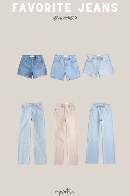 My favorite jeans from Abercrombie are the 90s straight — going to try the 90s relaxed next! They also just restocked my favorite shorts for spring & summer.

#LTKSeasonal #LTKfindsunder100 #LTKstyletip
