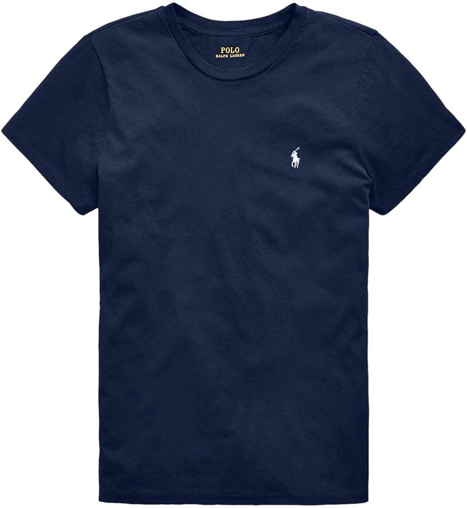 Polo Ralph Lauren Womens Crew Neck Jersey T-Shirt | Amazon (US)