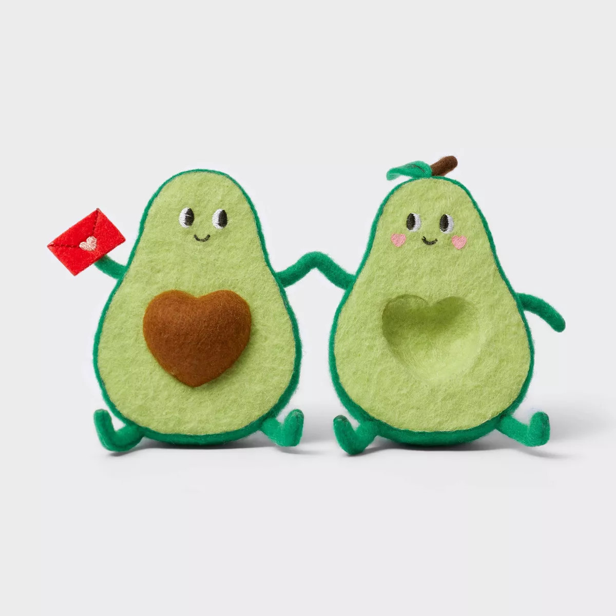 Valentine's Felt Decor Duo Avocados - Spritz™ | Target