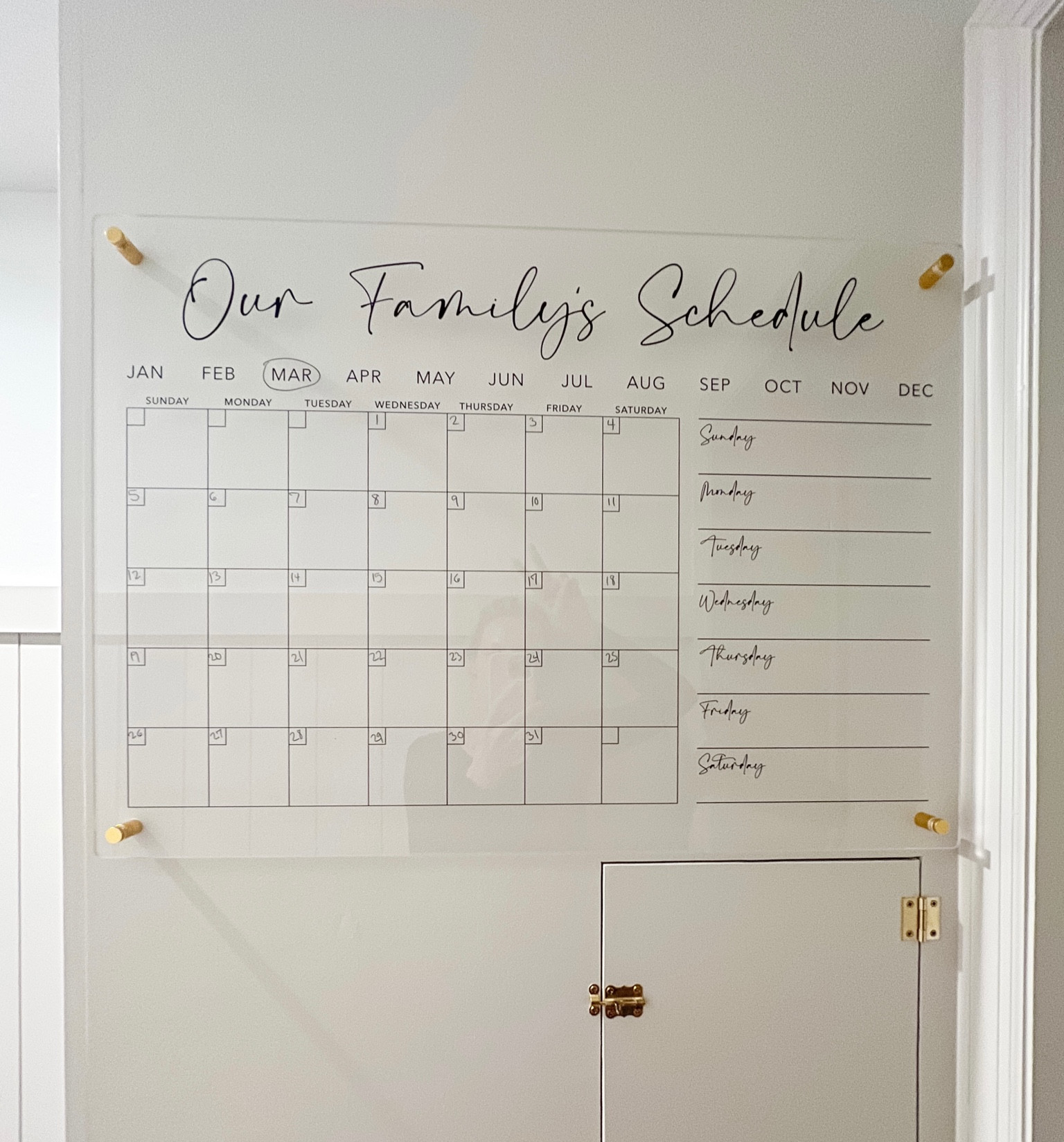 Toaste Shop customizable acrylic calendar. Use code “HOLLY20” for 20% off! 


#LTKfamily #LTKstyletip #LTKhome