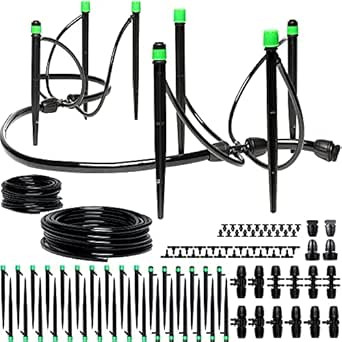 CARPATHEN Drip Irrigation Kit - Adjustable Premium Garden Watering System for Raised Garden Bed, ... | Amazon (US)