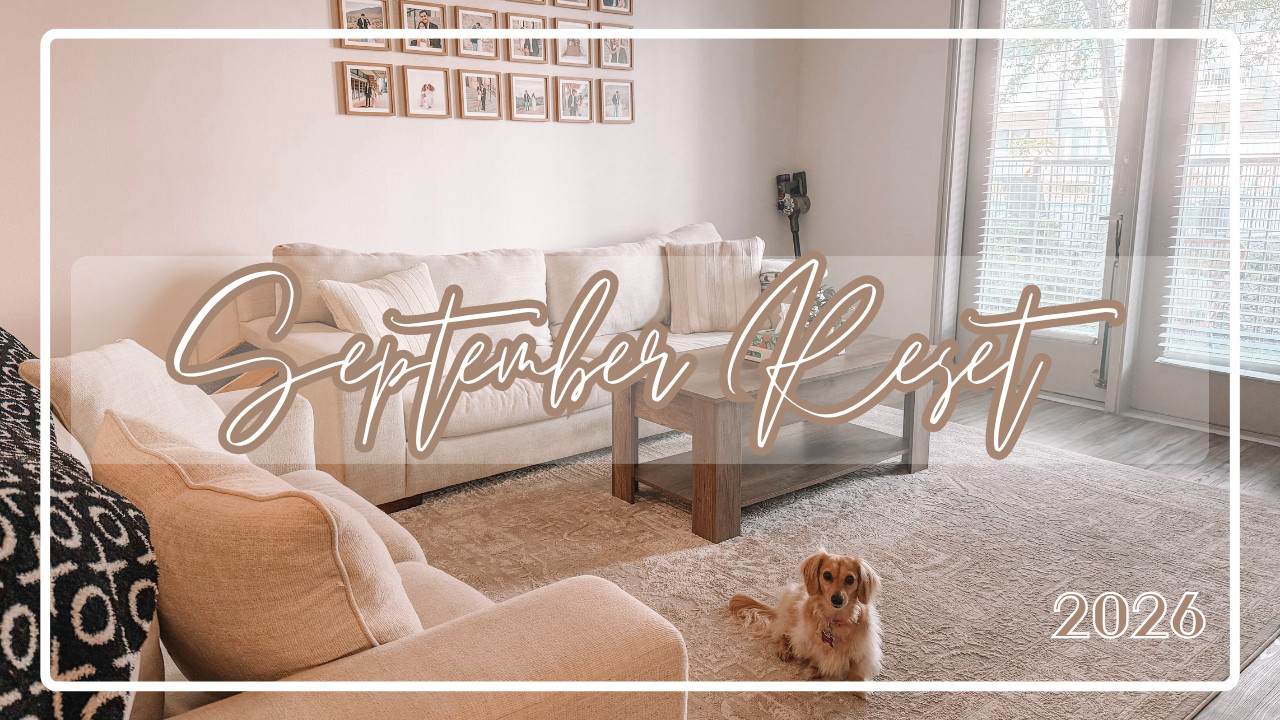 AS SEEN ON YOUTUBE- September Reset 

 #LTKvlog #LTKHome