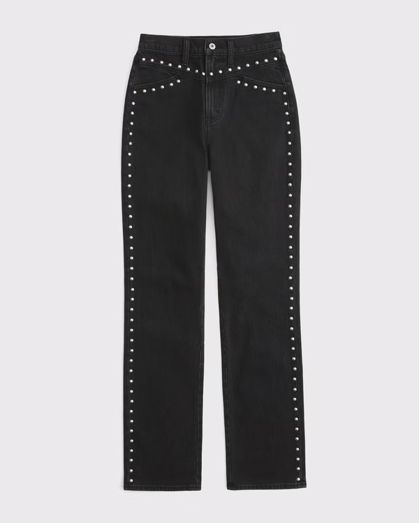 Curve Love Ultra High Rise 90s Straight Jean | Abercrombie & Fitch (US)