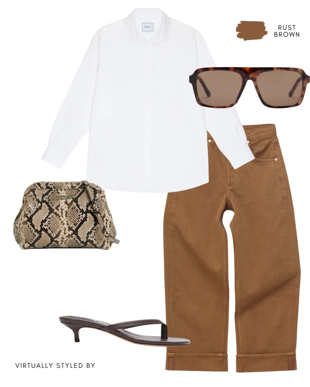 Pop of colour jeans 