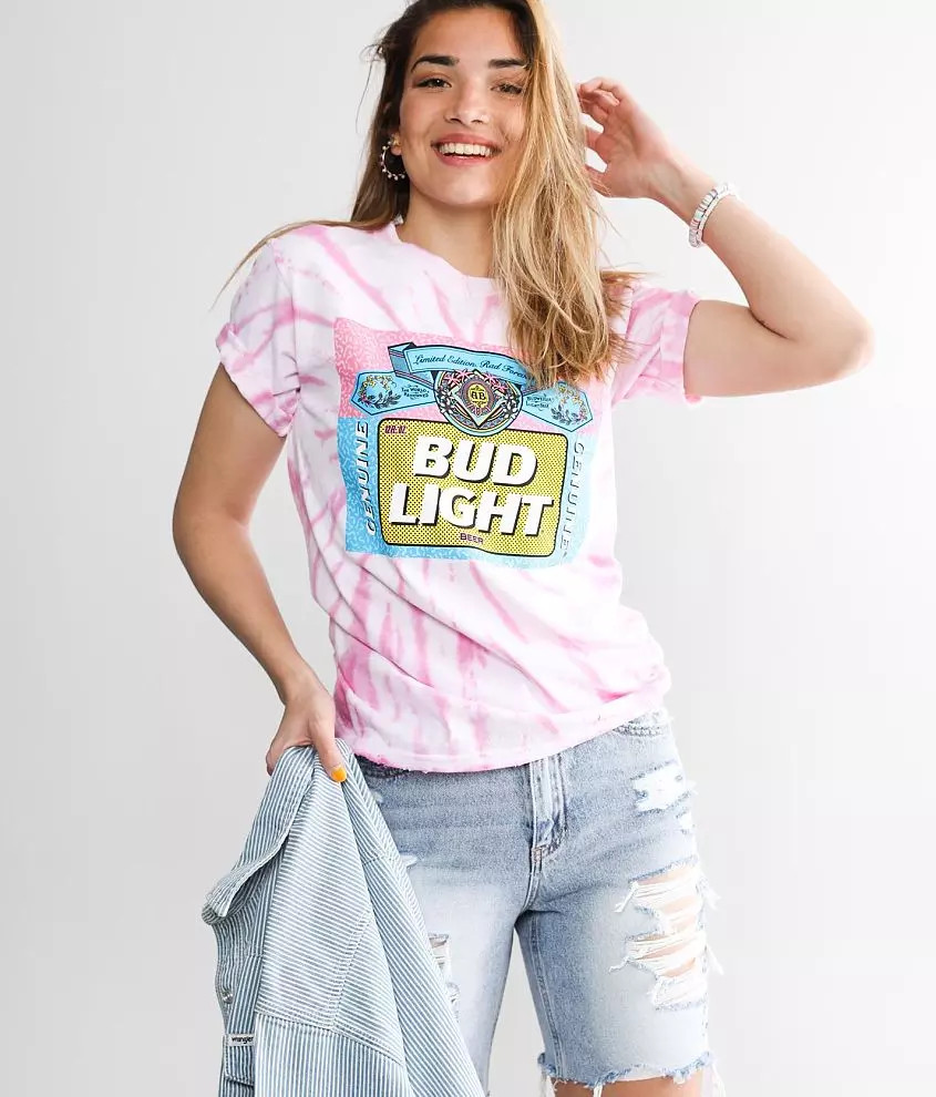 Bud Light® Tie Dye T-Shirt | Buckle