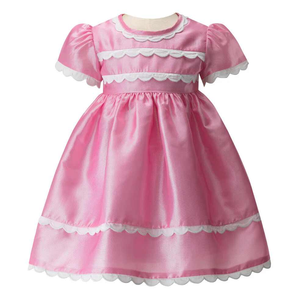 Eloise Taffeta Scalloped Dress and Bloomers | Rachel Riley