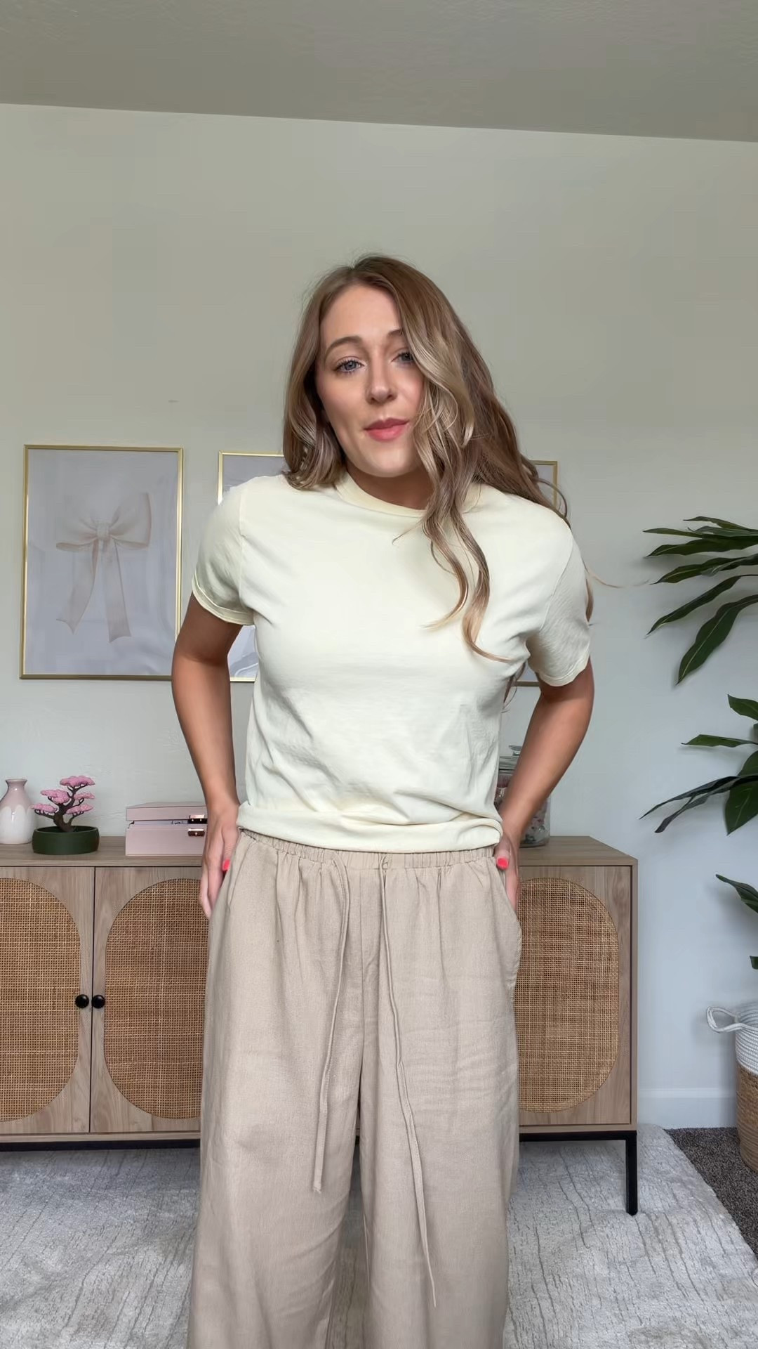 Linen pants for spring 🌴