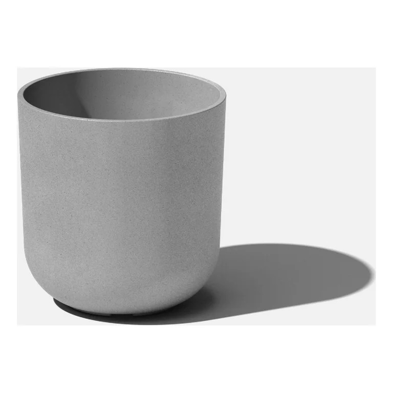 Veradek Mason Series Kona 10" Plastic-Stone Planter - Gray | Walmart (US)