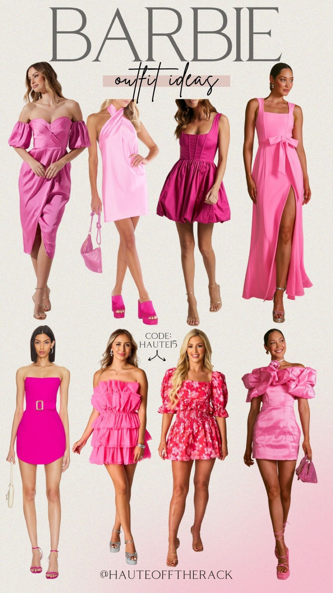 Barbie outfit ideas! Don’t forget to use my code at buddy love & take 15% OFF at checkout!

#barbie #barbieoutfit #barbiedress #pinkdress #tulledress #floraldress #puffsleevedress #datenight #girlsnightout

#LTKFind #LTKSeasonal #LTKsalealert
