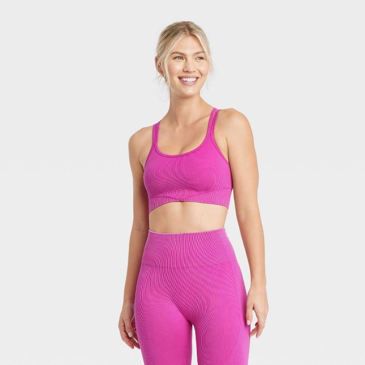 Women's Ribbed Seamless Bra - JoyLab™ | Target