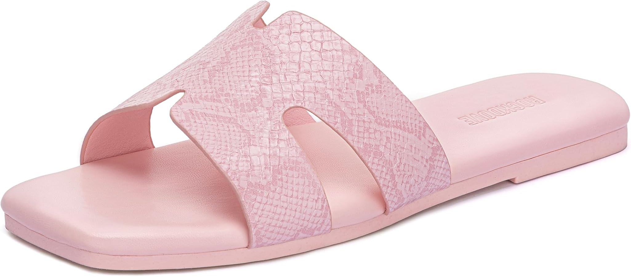 RockDove Women's Solara H-Strap Flat Sandal Comfort Slide for Casual Everyday Wear | Amazon (US)