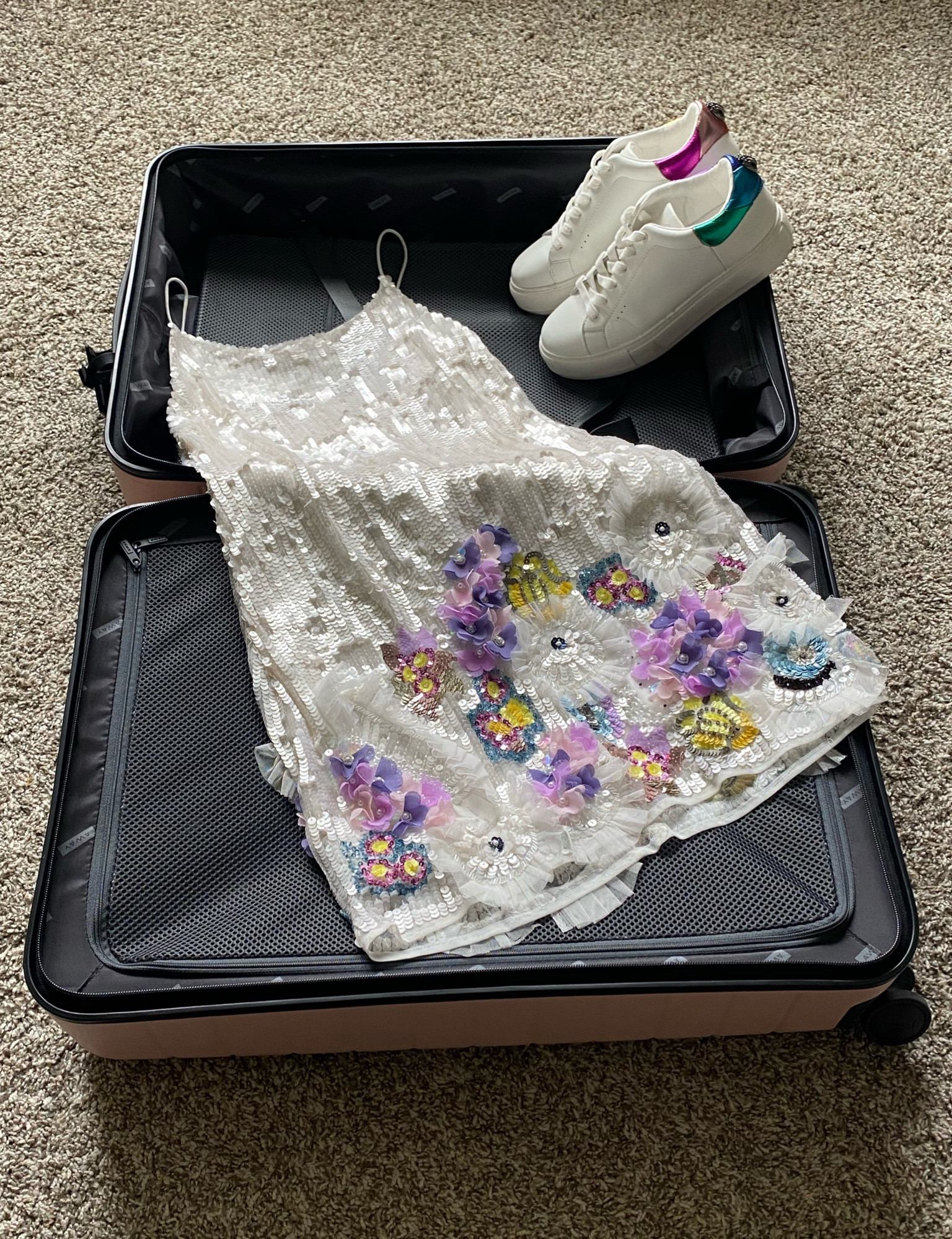 Wore this dress for our wedding after party and I’m already planning to wear it again for the stroke swift concert! The dress runs  large, and the shoes sun small

#LTKFind #LTKwedding