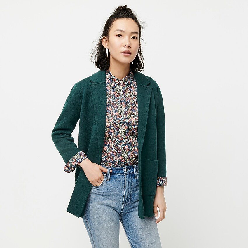 Sophie open-front sweater-blazer | J. Crew US