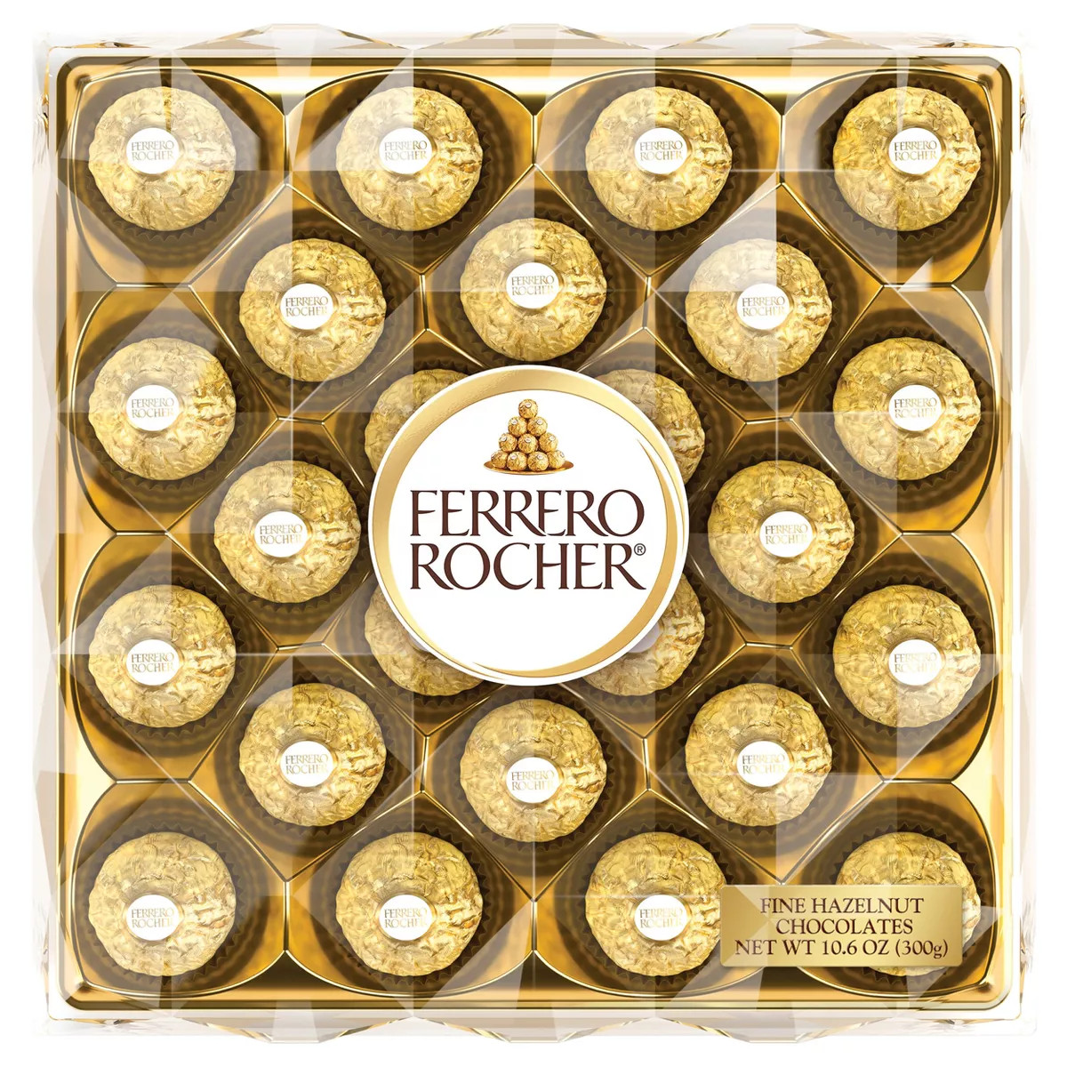 Ferrero Rocher Candy Fine Hazelnut Chocolates 24ct | Target