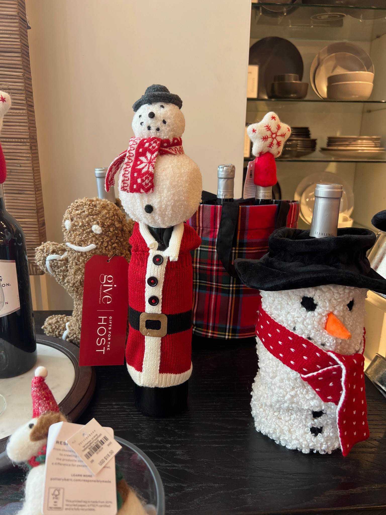 holiday wine gift bags and hostess gift ideas for holiday parties  

 #LTKGiftGuide #LTKHoliday #LTKSeasonal