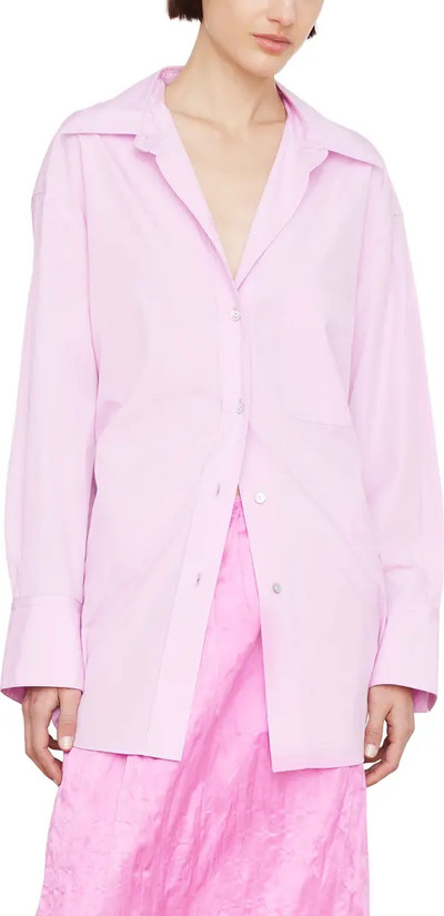 Oversize Cotton Button-Up Shirt