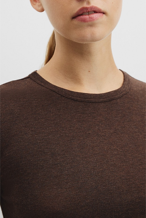 Soft Long Sleeve T-Shirt | Country Road