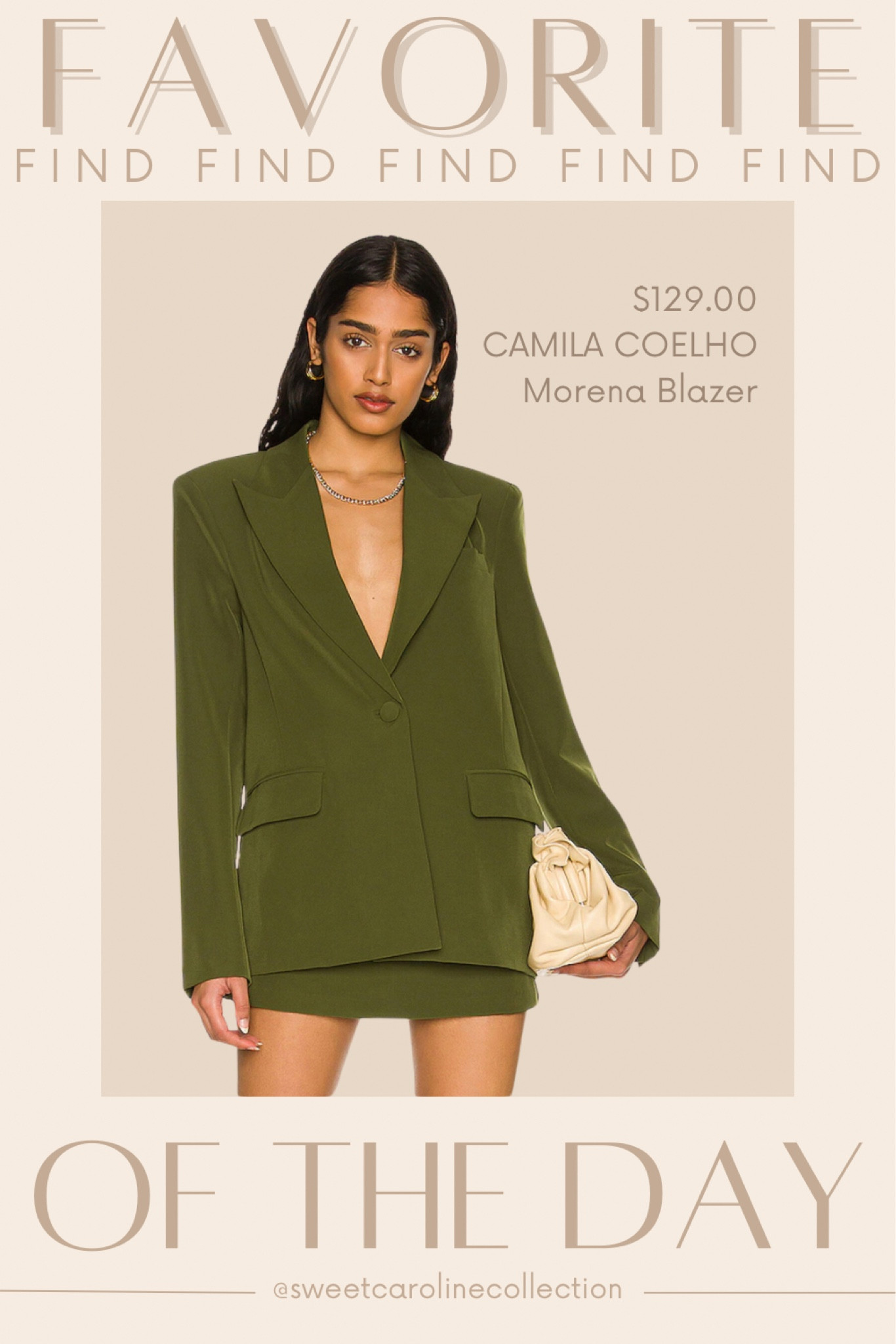 Favorite find of the day 🫒

I’m OBSESSED with this olive green Camila Coelho Blazer from Revolve. It’s so stylish and fun for Fall! & it’s on sale!! 🚨

Revolve, theory, gap, vici dolls, saks, argent, Macys, Dillards, Boston proper, old navy, Free people, strapless dress, Club London, bomber jacket, fall fashion, MESHKI, mini dress, pink dress, wedding, Farm Rio, red dress, petal + pup, Anthropologie, revolve, sabo skirt, Dillards, AFRM, Line & dot, we wore what, Bloomingdale’s, bec & bridge, j.crew, Marcella, Anthro, aqua, Shopbop, schutz, Sam Edelman, J.crew factory, slingbacks, crochet flats, Sam Edelman, Macys, Dillards, Steve Madden, dsw, Antonio melani, saks fifth Avenue, shoes, summer, MESHKI, Revolve, floral dress, mango, jacket, trench coat, bomber jacket, rosette dress, purple dress, Peppermayo, strapless dress, vacation dress, linen dress, shell dress, Petal + pup, matching set, sabo skirt, pink set, beach outfit, summer outfit, linen set, Amazon, Peppermayo, showpo, Dress, revolve, Elliatt, floral dress, rosette dress, Amanda uprichard, romper, Heartloom, free people, ASTR, MISA, cleobella, majorelle, Zimmermann, loveshackfancy, likely, yumi Kim, rails, Bardot, floral dress, wedding guest dress, Rachel Parcell, white dress, bride, wedding, Shopbop, English factory, heels, mules, Steve Madden, Tony Bianco, target, Anthropologie, Rachel parcell, workwear, sweater, dress, mini dress, midi dress, work dress, Tory Burch, neiman Marcus, Shoes, heels, mules, slingbacks, Sam Edelman, Prada, lululemon, shoulder bag, tote, top handle bag, belt bag, jacquemus, DSW, Macys, tuckernuck, lulus, revolve, ASTR, petal and pup, show me your mumu, Nine West, j.crew, coach, Chinese laundry, dolce vita, journee, Bag, purse, coach, bow, shoulder bag, accessories, coachtopia, love, new arrival, best seller, must have, most wanted, designer, loeffler Randall, dsw, musinsa, Amazon, dupe, radley London, affordable, under 300, under 200, under 100, sale, gift idea, gift guide, spring style, summer fashion, shoes, classy, sweet Caroline collection

#LTKfindsunder100 #LTKtravel

#LTKSaleAlert #LTKWorkwear #LTKStyleTip