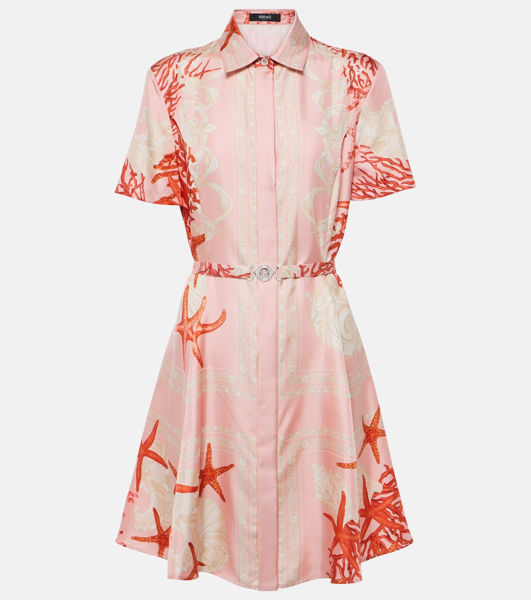 Barocco Sea silk twill shirt dress | Mytheresa (US/CA)