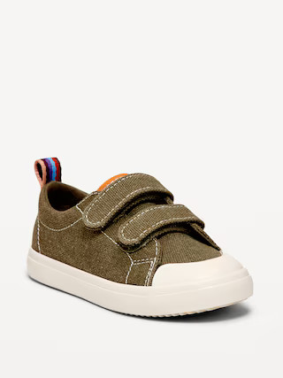 Canvas Double Secure-Strap Sneakers for Toddler Boys | Old Navy (US)