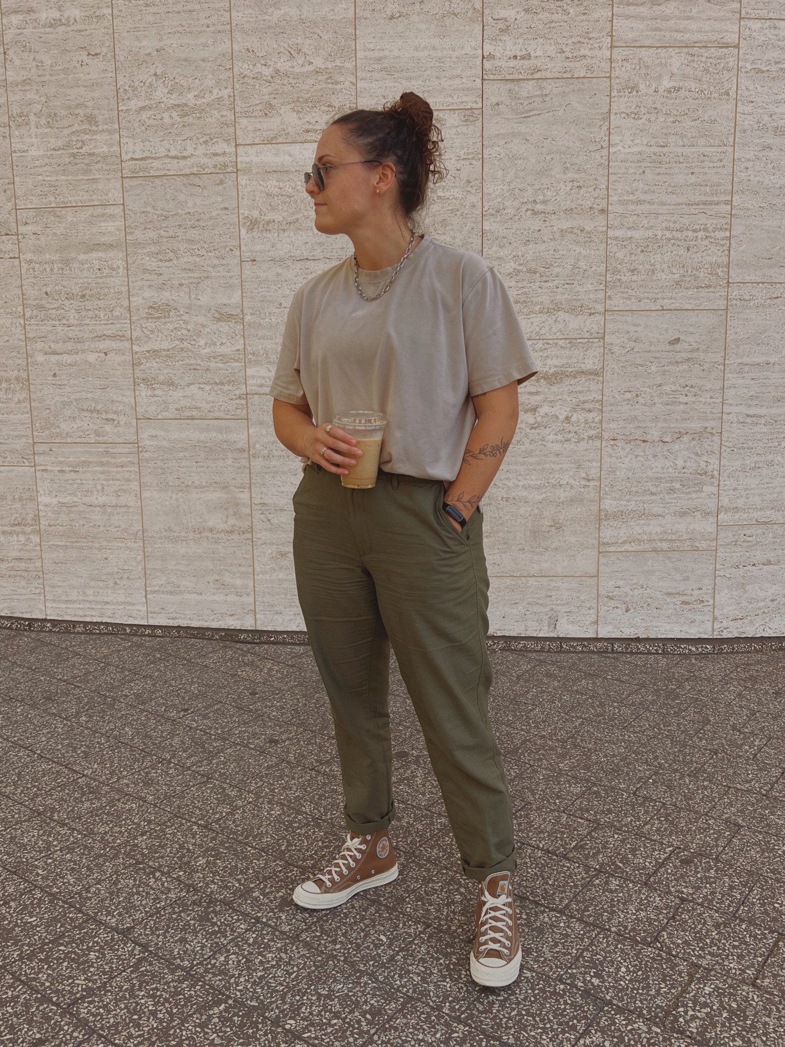 neutral colors for the coffee run ☕️
• george brand mens tshirt - size M
• pants are mens uniqlo linen-blend - size M
• shoes are converse x carhartt high top chucks

#LTKworkwear #LTKunder100 #LTKSeasonal
