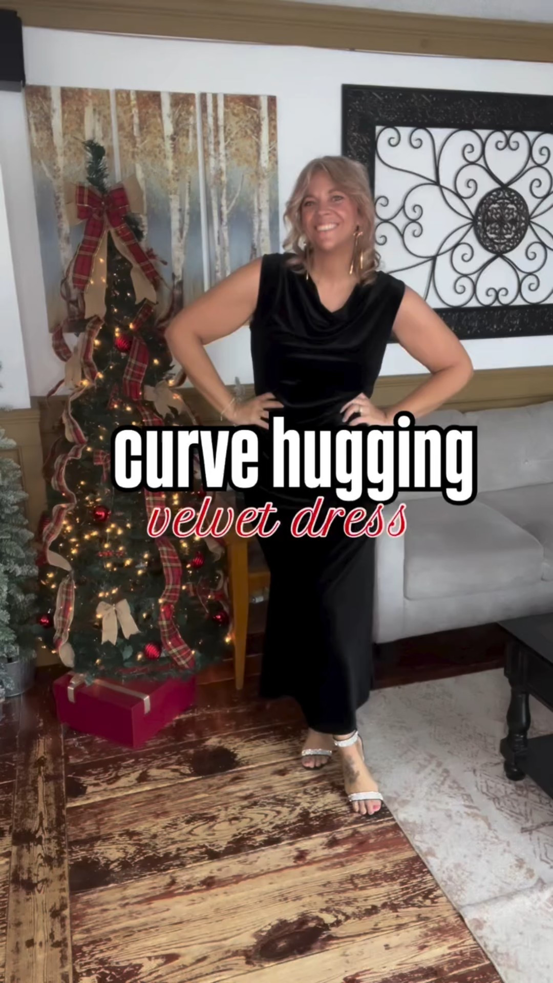 The curves ⌛️ are curving in this gorgeous crushed velvet dress 👗  I’m wearing the size 14 and it fits true to size. 

.
.
#velvetdress #crushedvelvet #holidaydress #weddingguestoutfit #christmasoutfitinspo

#LTKWedding #LTKHoliday #LTKFindsUnder100