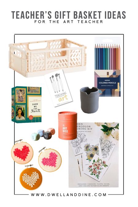 Unique Teacher Gift Basket Ideas - For the Art Teacher 

#artteachergifts #teacherappreciation #teachersgift

#LTKkids #LTKGiftGuide #LTKfindsunder50