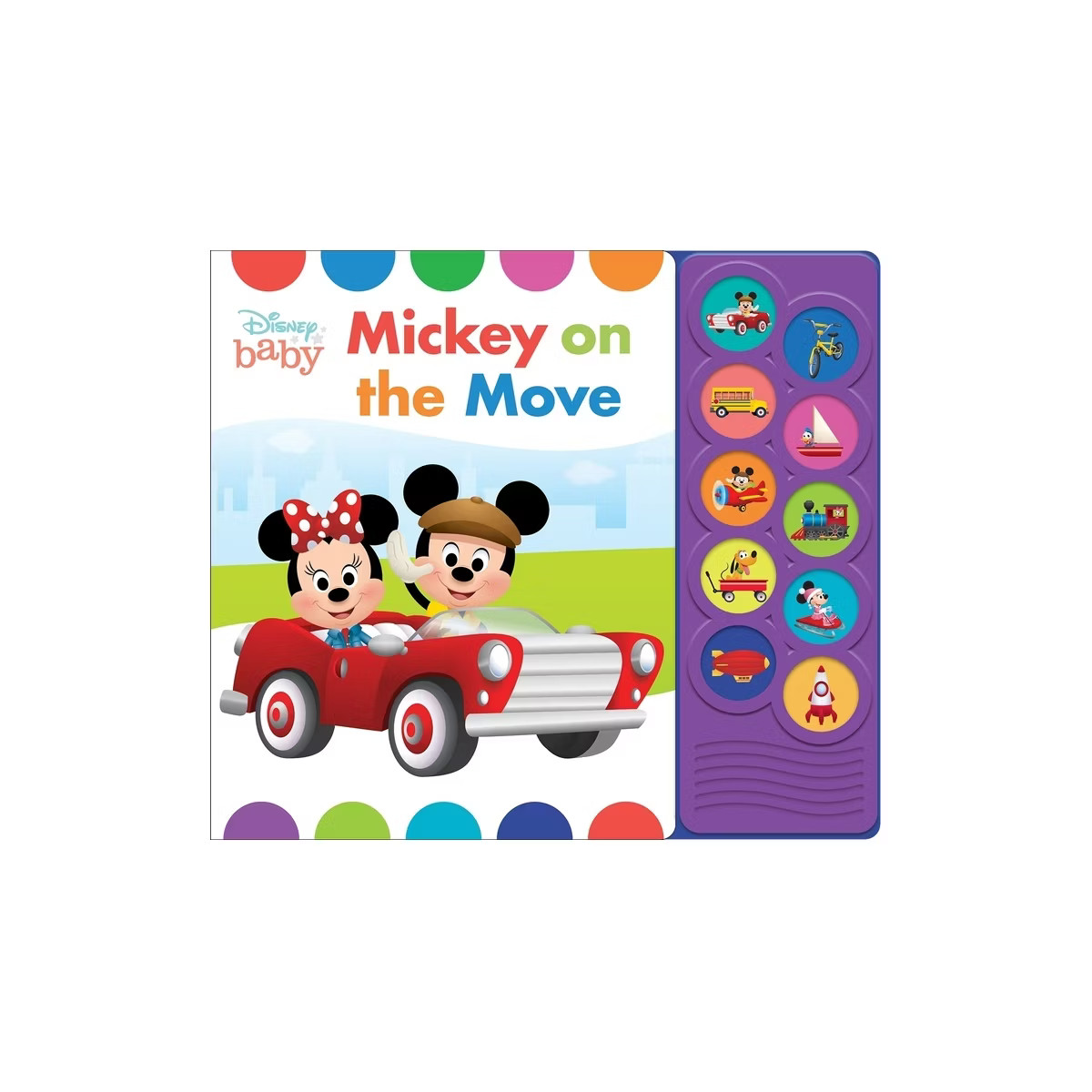 Disney Baby: Mickey on the Move Sound Book - by  Pi Kids (Mixed Media Product) | Target