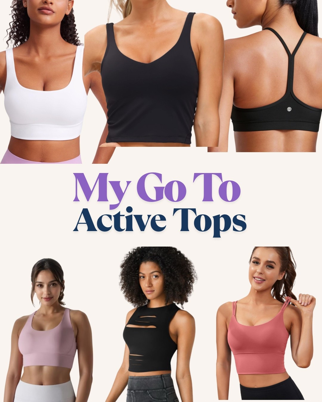 I LOVE yoga… and these are the tops I LOVE doing Yoga in. 💜. #yogafashion 

#LTKFindsUnder50 #LTKActive