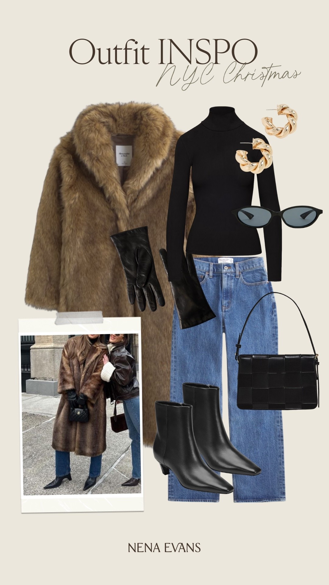 Holiday Outfit Inspo: NYC Christmas ✨

Holiday outfit
Winter outfit
Winter fashion 
Faux fur coat 
Jeans
Denim 

#LTKHoliday #LTKFindsUnder100 #LTKSeasonal