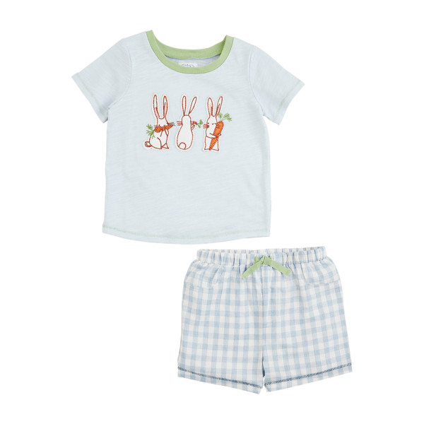 Easter Bunny Toddler Short Set | Mud Pie