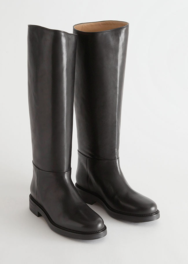 Leather Riding Boots | & Other Stories US