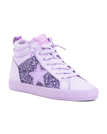 Leather Alexis High Top Sneakers | TJ Maxx