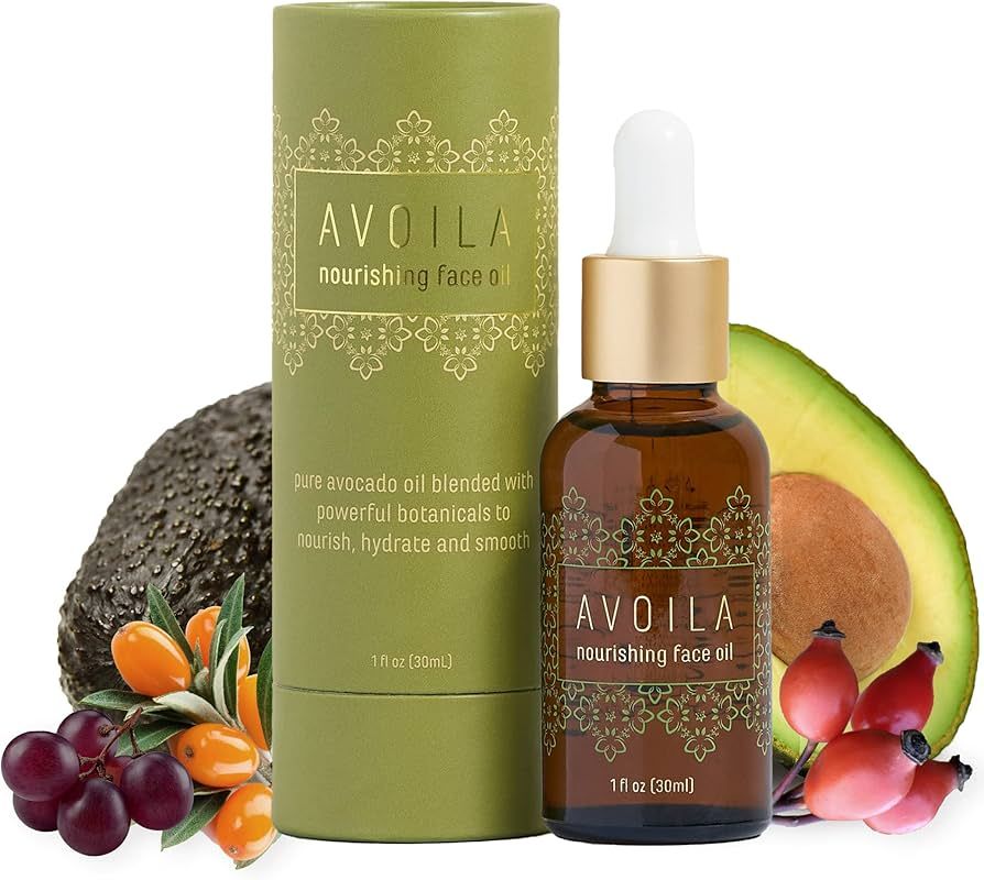 AVOILA | Nourishing Face Oil For Dry, Aging, Sensitive or Acne-Prone Skin | Restoring, Balancing ... | Amazon (US)