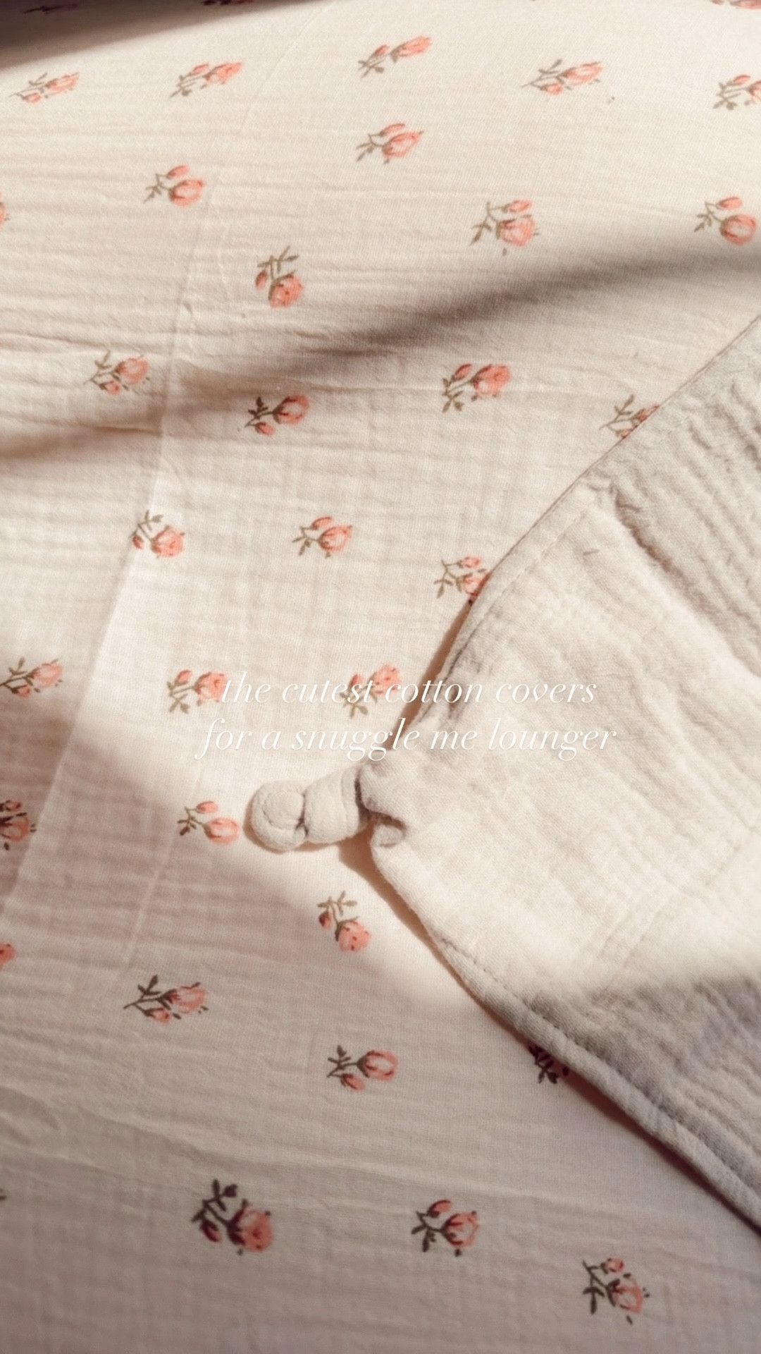 Snuggle me lounger cotton covers - obsessed w this print 🌷😍✨

#LTKBaby #LTKmomlife #LTKKids