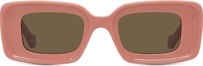Loewe Chunky Anagram 46mm Rectangular Sunglasses | Nordstrom | Nordstrom