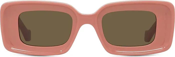 Loewe Chunky Anagram 46mm Rectangular Sunglasses | Nordstrom | Nordstrom