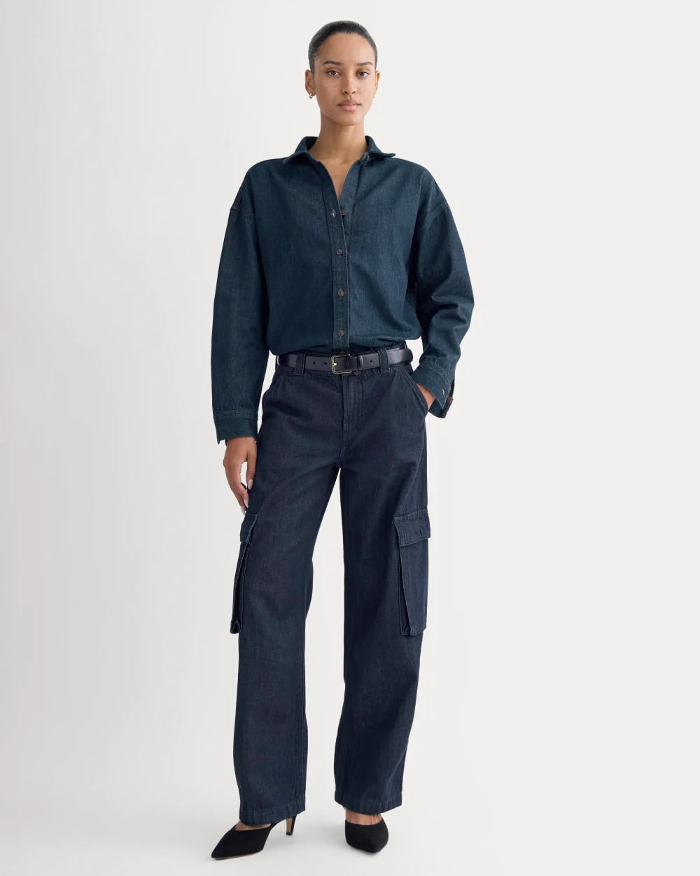 The Oversized Denim Shirt | Tungsten Rinse | Everlane